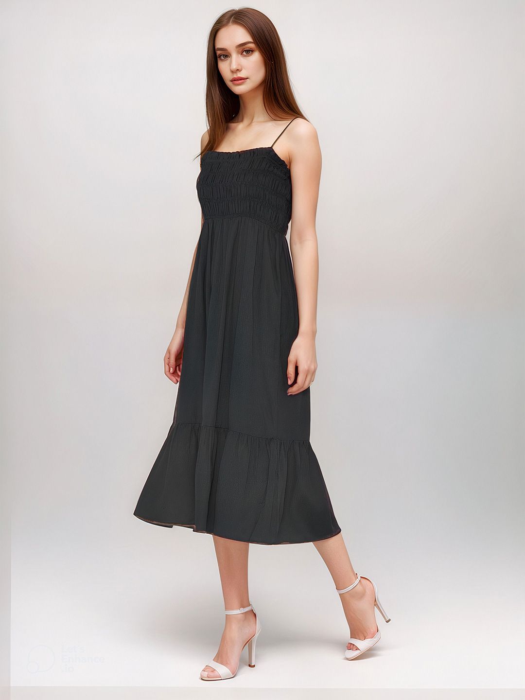 eline short dress black